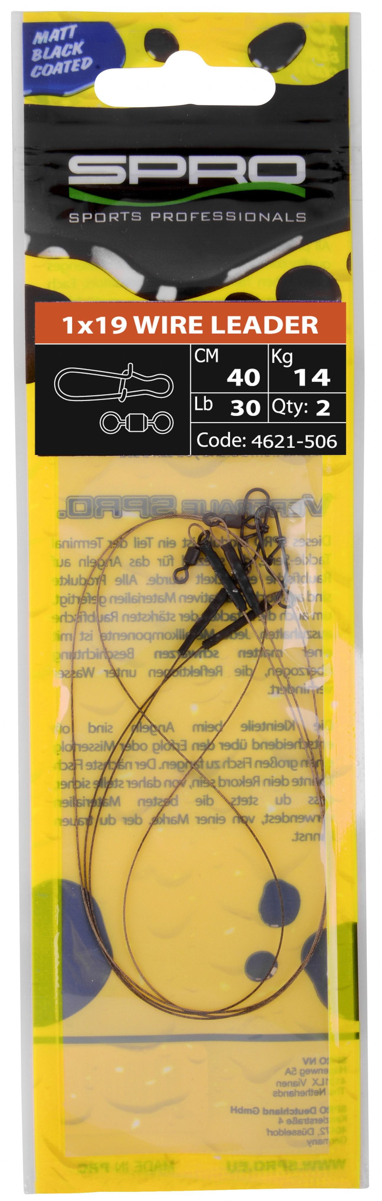 SPRO 1X19 MATTE BLACK LEADER WIRE FROM PREDATOR TACKLE.jpg 